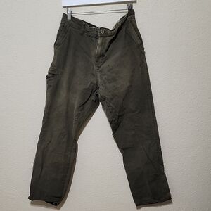 Weatherproof Green Relaxed Jeans